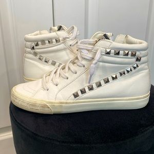 VICI high top studded sneaker